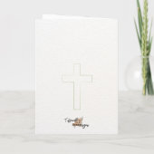 Christian Scripture Easter Card Feiertagskarte (Rückseite)