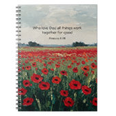 Christian Scripture Spiral Photo Notebook Notizblock (Vorderseite)