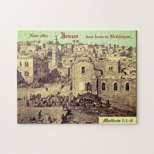 Christian Scripture Vintage Holy Land Photo Puzzle (Horizontal)