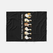 Christian Silly Goose Faith Based Jesus Loves You Fleecedecke (Vorderseite (Horizontal))