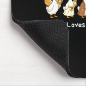 Christian Silly Goose Faith Based Jesus Loves You Mousepad (Ecke)