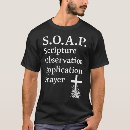 Christian Soap Scripture Observation Application P T-Shirt (Vorderseite)