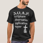 Christian Soap Scripture Observation Application P T-Shirt (Vorderseite)