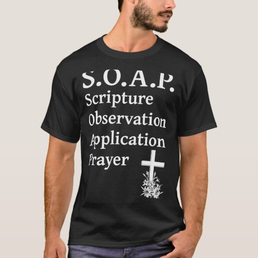 Christian Soap Scripture Observation Application P T-Shirt (Vorderseite)