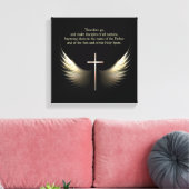 Christian Spirit and Cross Custom Bible Verse Leinwanddruck (Insitu (Wohnzimmer))