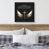 Christian Spirit and Cross Custom Bible Verse Leinwanddruck (Insitu (Schlafzimmer))