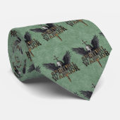 Christian Spiritual Warrior Custom Necktie Krawatte (Gerollt)