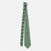 Christian Spiritual Warrior Custom Necktie Krawatte (Rückseite)