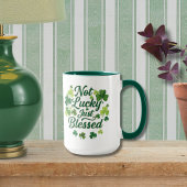 Christian St. Patrick’s Day Shamrock Blessed  Tasse
