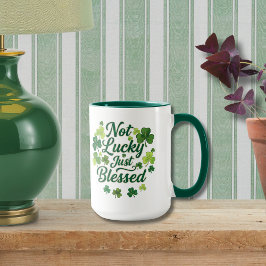 Christian St. Patrick’s Day Shamrock Blessed Tasse