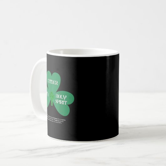 Christian St Patrick's Day Religious Trinity Clove Kaffeetasse (Vorderseite Links)