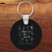 Christian Steps Of Srit Bible Verse Ballet Dancer  Schlüsselanhänger (Vorderseite)