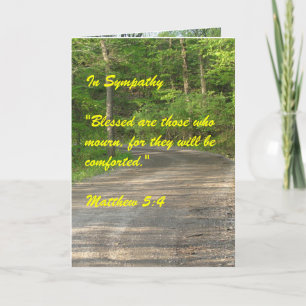Christian Sympathy Card Karte