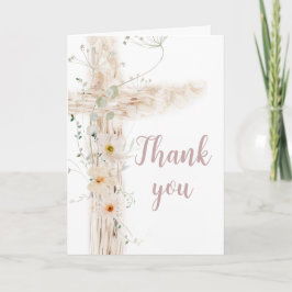 Christian thank you card dankeskarte