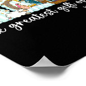 Christian The Greatest Gift For All Christmas Nati Poster (Ecke)