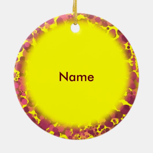 Christian This Little Light custom name ornament (Hinten)