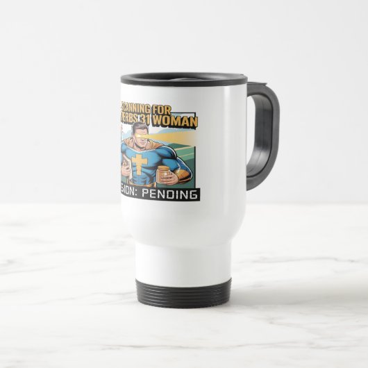 Christian Travel Mug for Single Men Reisebecher (VorderseiteRechts)