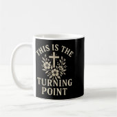 Christian Turning Int Cross Floral Faith Design Kaffeetasse (Links)