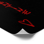 Christian Valentines John 3_16 For God So Loved Th Poster (Ecke)