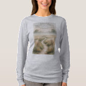 Christian Women's Romans 8:28 Long Sleeve Tee (Vorderseite)