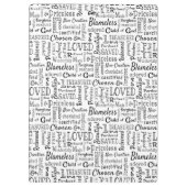 Christian Words of Price Klemmbrett (Rückseite)