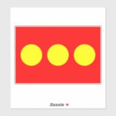 Christiania Flag Aufkleber (Blatt)