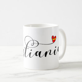 Christiania Flag Herz, Fristaden Christiania Kaffeetasse