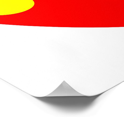 Christiania Flag Poster (Ecke)