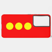 Christiania Flag Samsung Galaxy Hülle (Linke Seite)