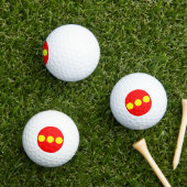 Christiania-Flagge Golfball (Insitu Gras)