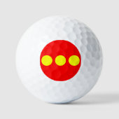 Christiania-Flagge Golfball (Vorderseite)