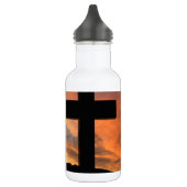 Christianity Faith Cross Jesus Peace Love Destiny Trinkflasche (Links)