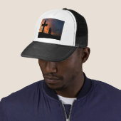 Christianity Faith Cross Jesus Peace Love Destiny Truckerkappe (Beispiel)