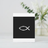 Christianity Ichthys fish Postkarte (Stehend Vorderseite)