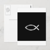 Christianity Ichthys fish Postkarte (Vorne/Hinten)