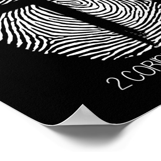 Christians My Identity Is In Jesus Christ Bible Fa Poster (Ecke)