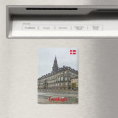 Christiansborg Palace in Copenhagen, travel Magnet (In Situ (Geschirrspüler))