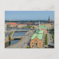 Christiansborg Palace Tower View Stock Exchange