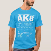Christiansen Lake Seaplane Base AK8 T-Shirt (Vorderseite)