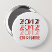 CHRISTIE 2012 VINTAG BUTTON (Vorne & Hinten)