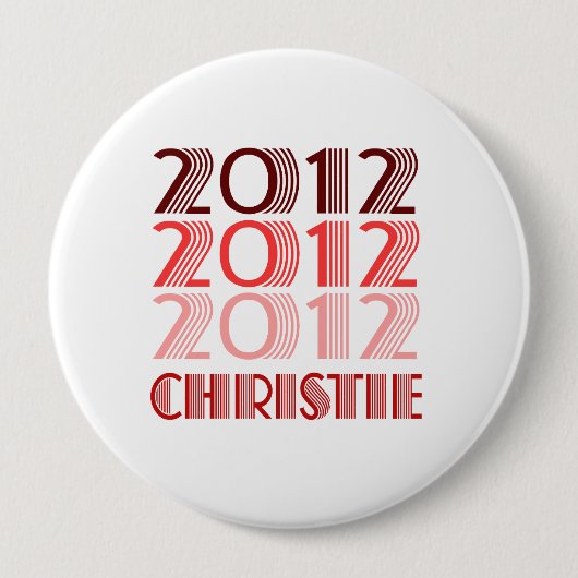 CHRISTIE 2012 VINTAG BUTTON (Vorderseite)