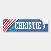 CHRISTIE 2016 AUTOAUFKLEBER (Vorne)
