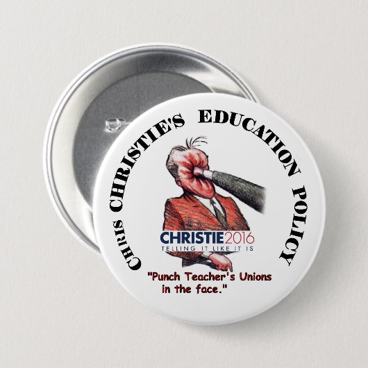 Christie 2016 button (Vorne & Hinten)