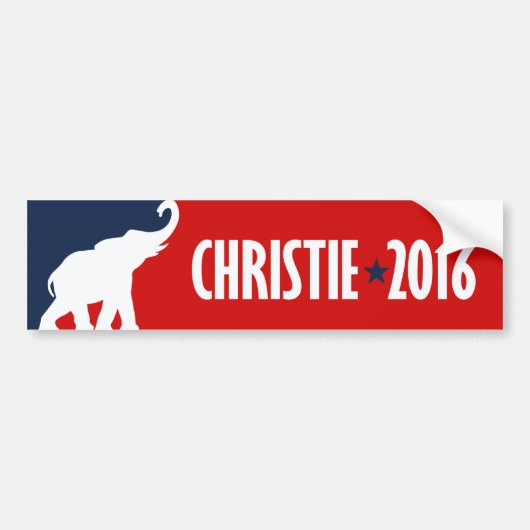 CHRISTIE 2016 SPORTBUMPER - .PNG AUTOAUFKLEBER (Vorne)