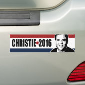 Christie 2016 Stern-roter weißer und blauer Autoaufkleber (Auf Auto)