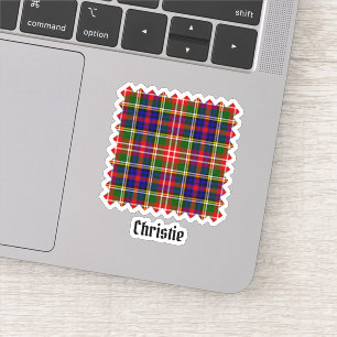 Christie-Clan-Tartan Aufkleber