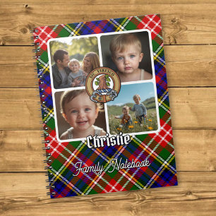 Christie-Familien-Fotocollage Notizblock