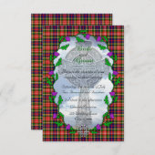 Christie Scottish Wedding Einladung (Vorne/Hinten)