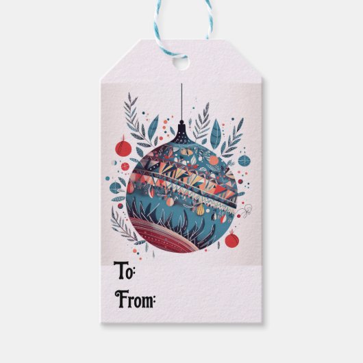 Christimas Holiday Geschenkanhänger (Vorderseite)