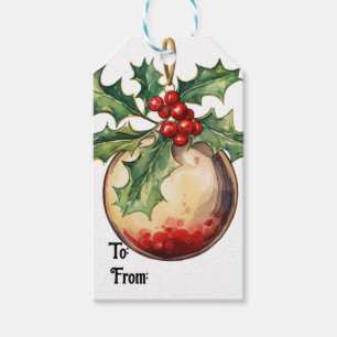 Christimas Holiday Geschenkanhänger